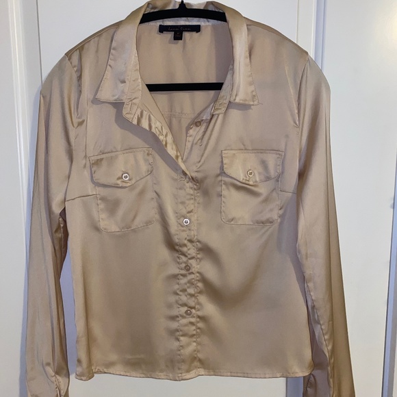 Lone Tree Co Satin Button Up Blouse - Picture 1 of 4